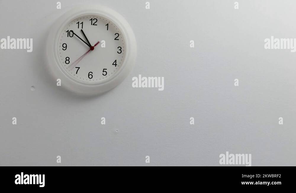 Wall clock showing time eleven Stock Videos & Footage HD and 4K Video