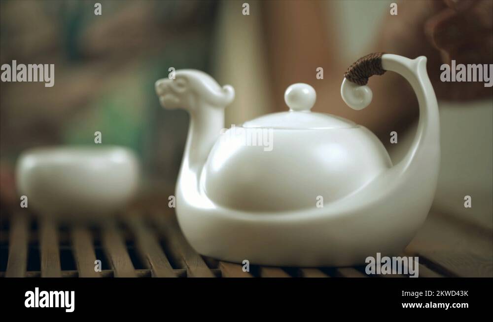 Traditional tea drinking. Process preparation of traditional tea