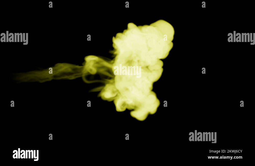 Fluorescent bright green dye soluble in water , a drop of ink. This is