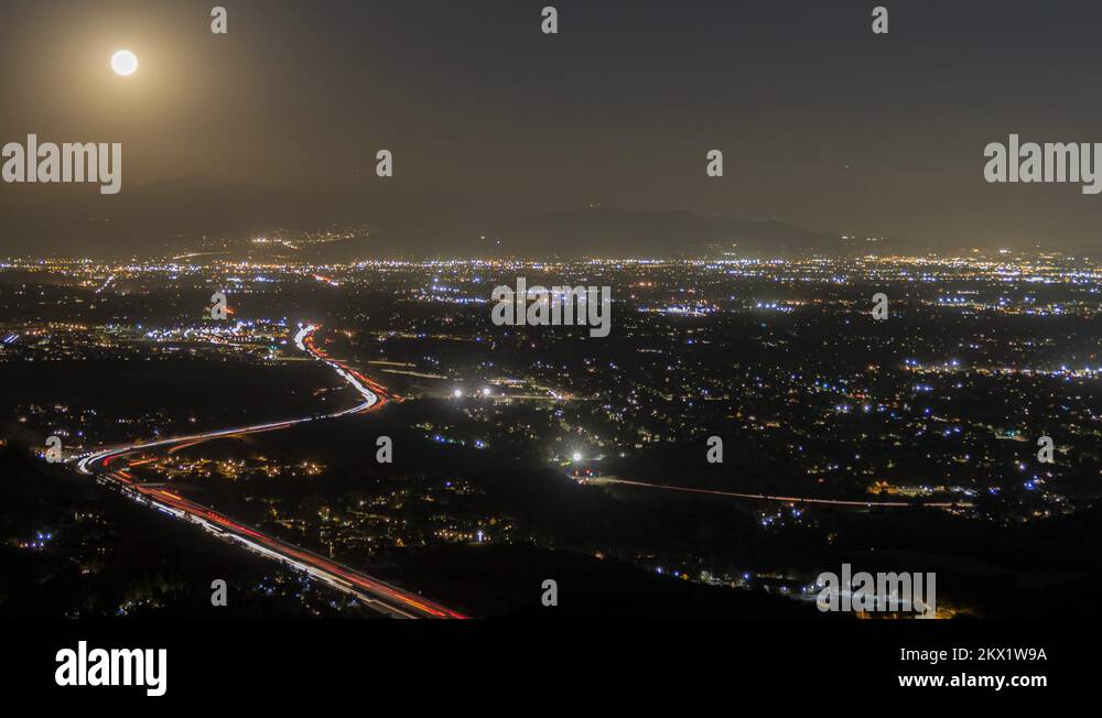Los angeles full moon Stock Videos & Footage - HD and 4K Video Clips ...