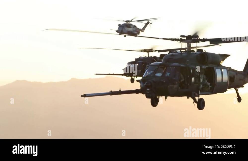 Special Forces Helicopters in Flight Stock Video Footage Alamy