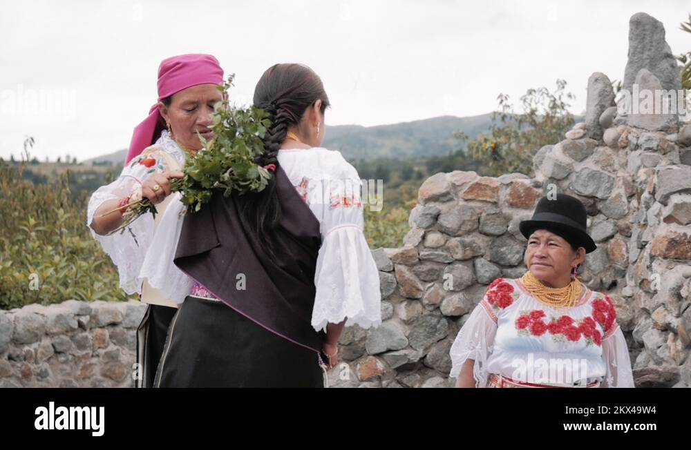 Indigenous rituals of purification Stock Video Footage - Alamy