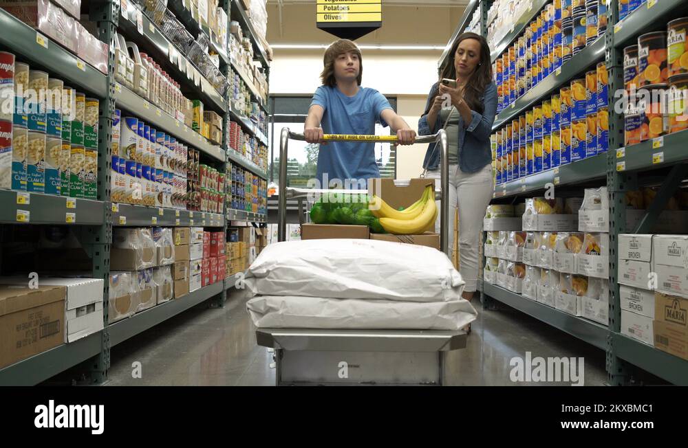 Mother son supermarket boy Stock Videos & Footage HD and 4K Video