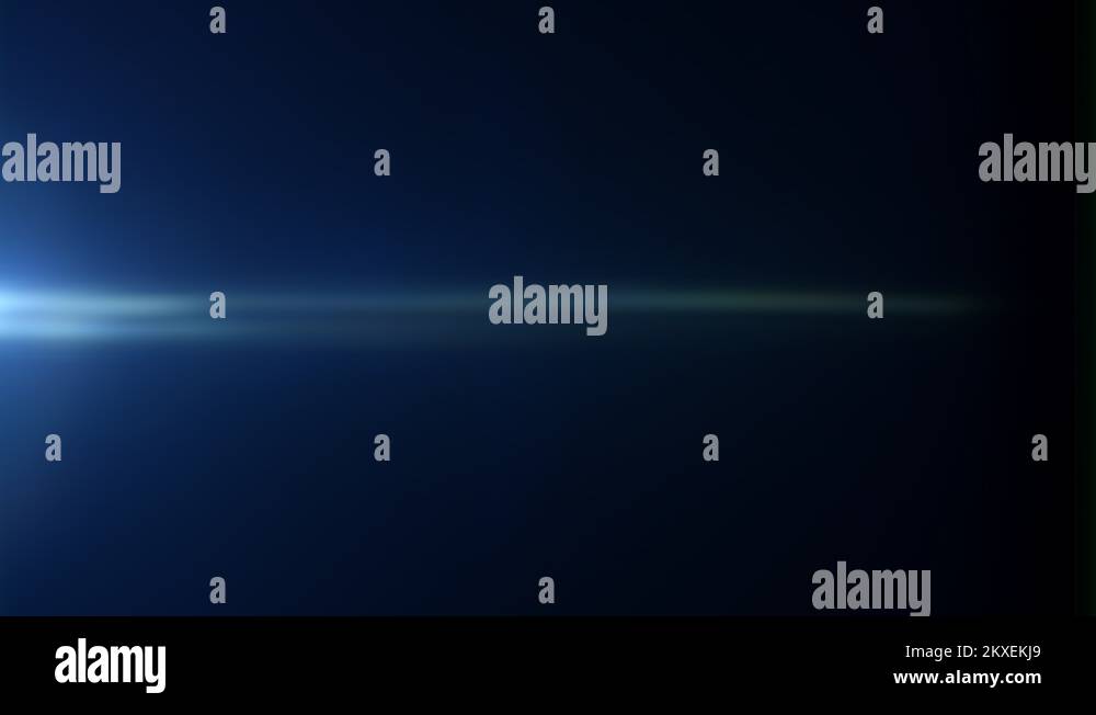 Realistic anamorphic lens light effects shot in 4K resolution Stock
