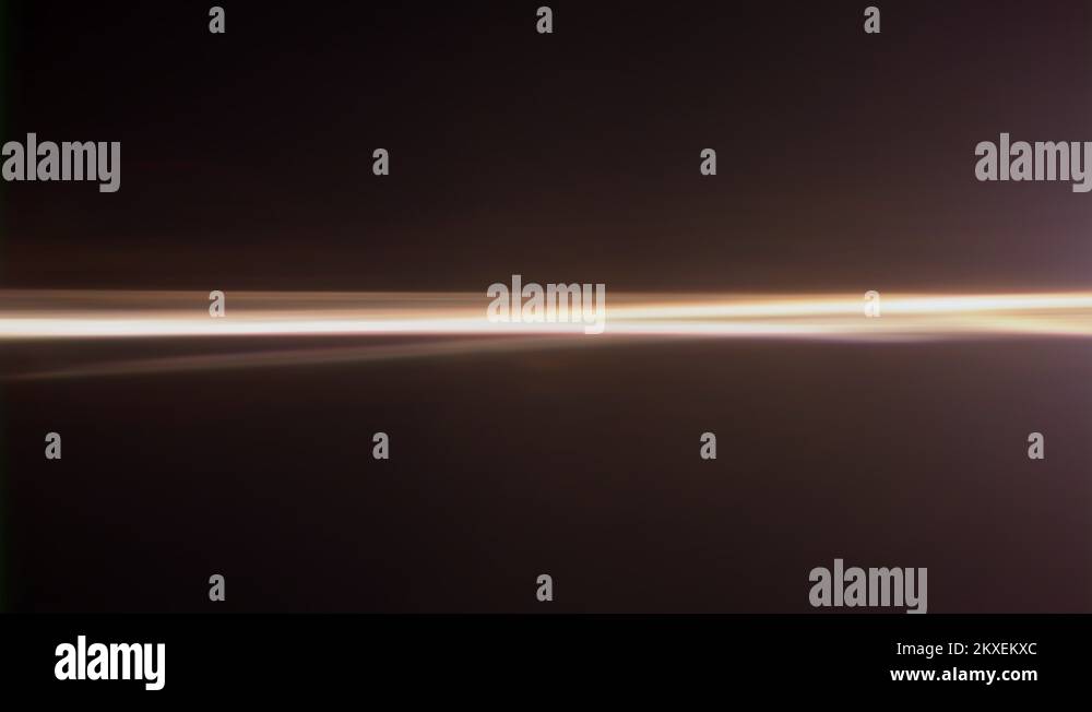 Realistic anamorphic lens light effects shot in 4K resolution Stock