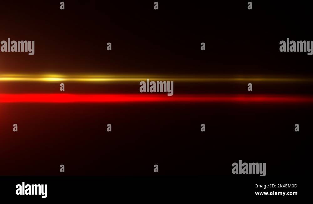 Realistic anamorphic lens light effects shot in 4K resolution Stock