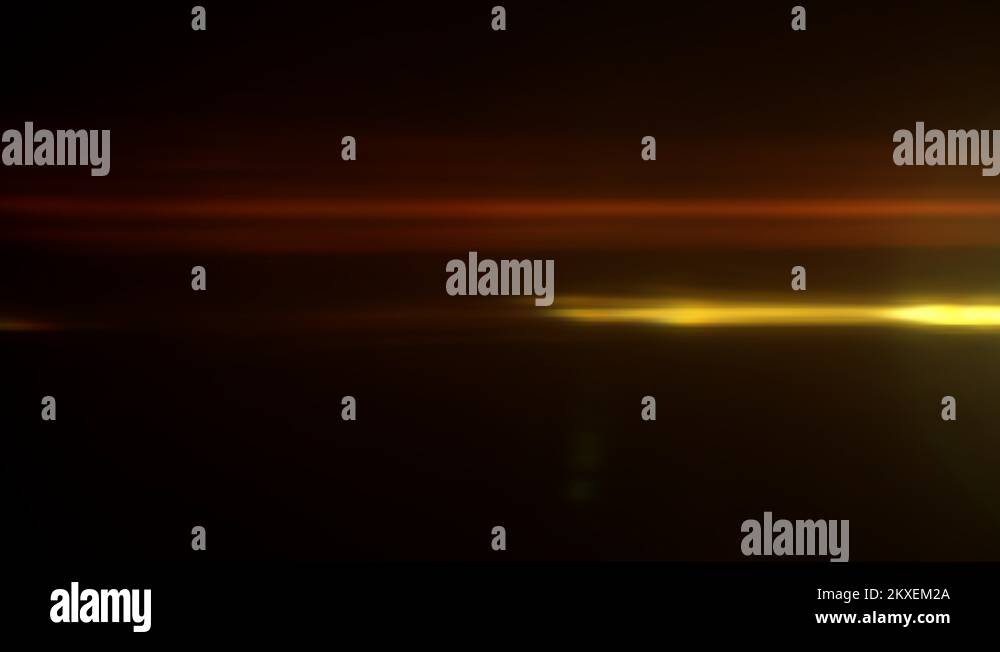 Realistic anamorphic lens light effects shot in 4K resolution Stock