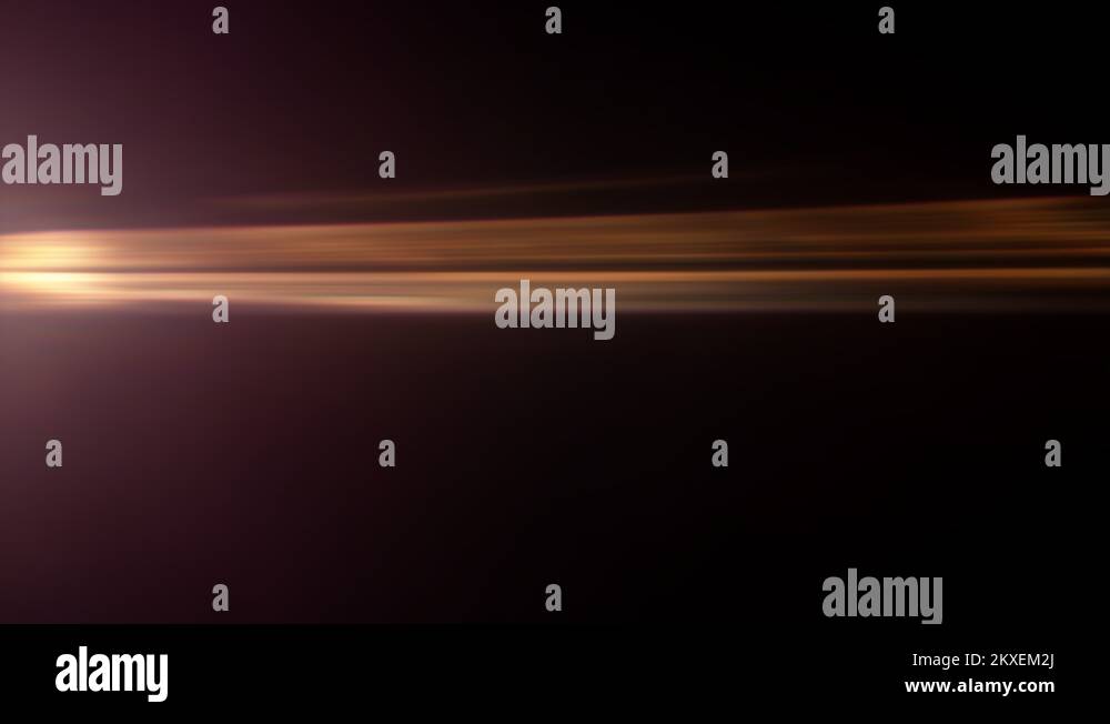 Realistic anamorphic lens light effects shot in 4K resolution Stock