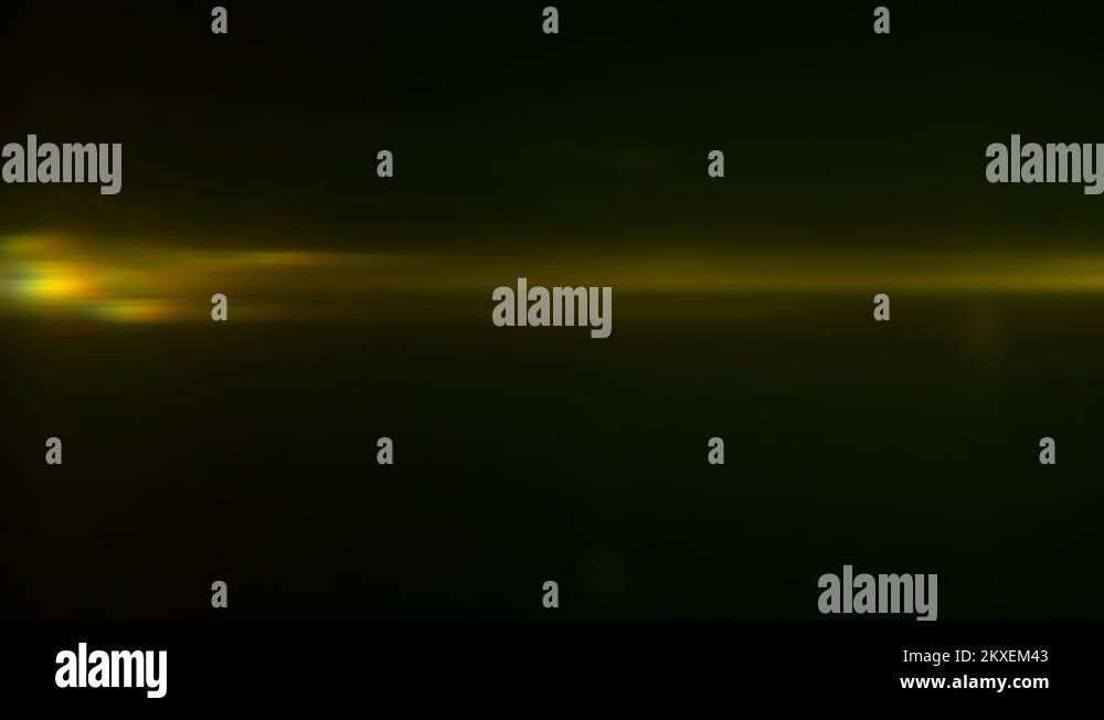 Realistic anamorphic lens light effects shot in 4K resolution Stock