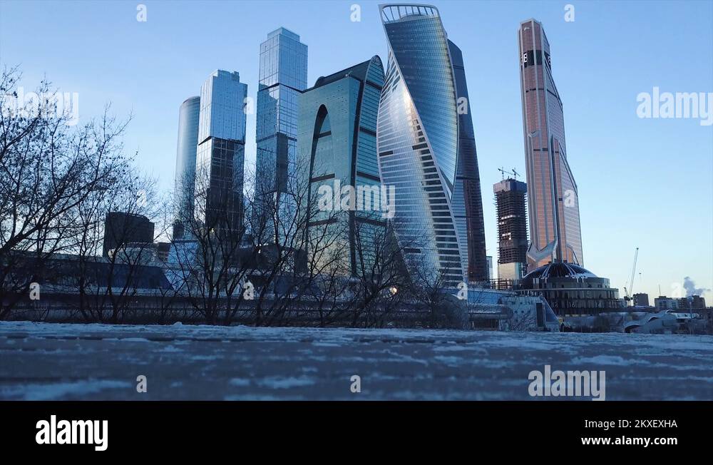 Tallest Buildings in Europe Stock Video Footage Alamy