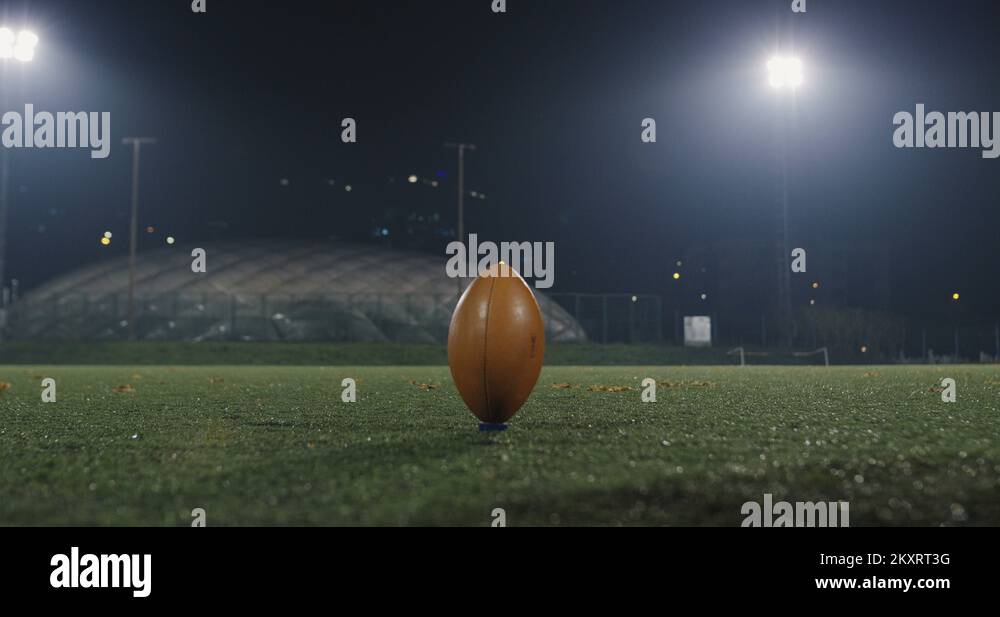 Nfl football kickoff kicking ball Stock Videos & Footage HD and 4K