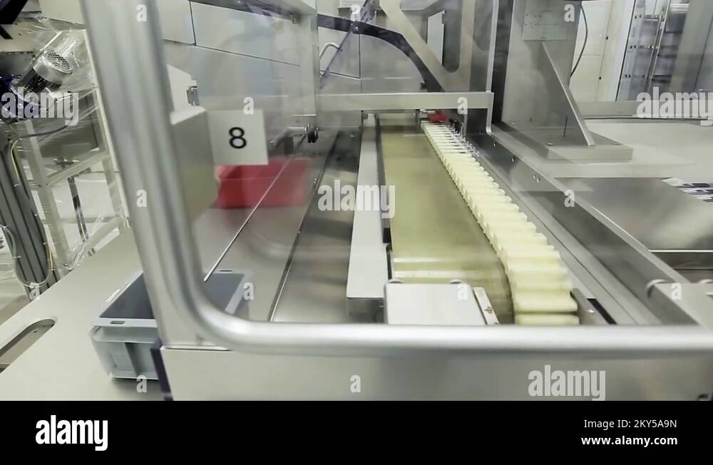 Sterile plant for the production of drugs with conveyor. High