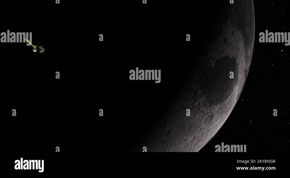 Long shot the Cassini spacecraft in a slingshot path around Earth's