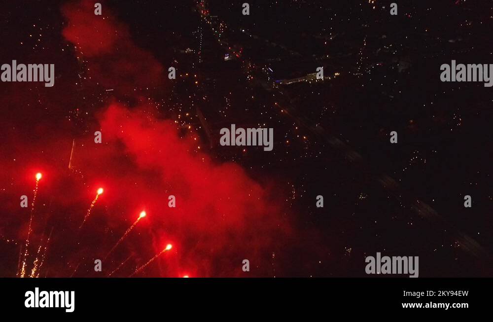 Explosion red sky firework Stock Videos & Footage - HD and 4K Video ...