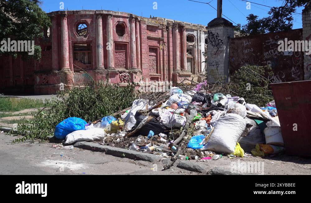 Building rubbish container Stock Videos & Footage HD and 4K Video