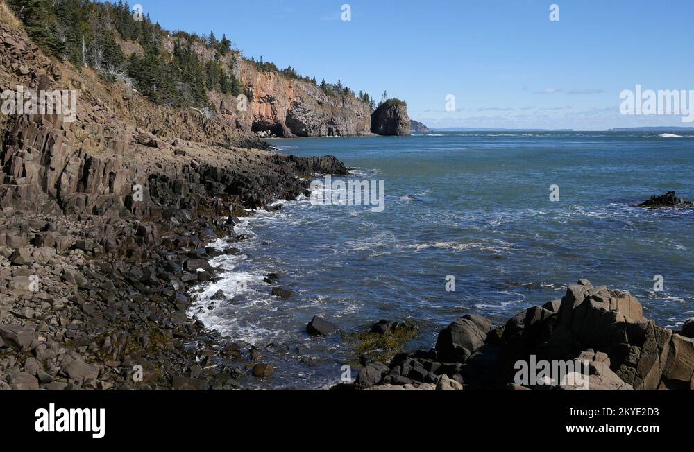 Bay of fundy high low tide Stock Videos & Footage HD and 4K Video