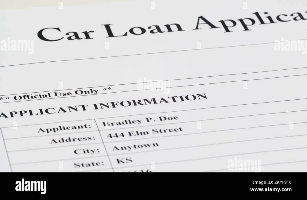 Car loan Stock Videos & Footage HD and 4K Video Clips Alamy