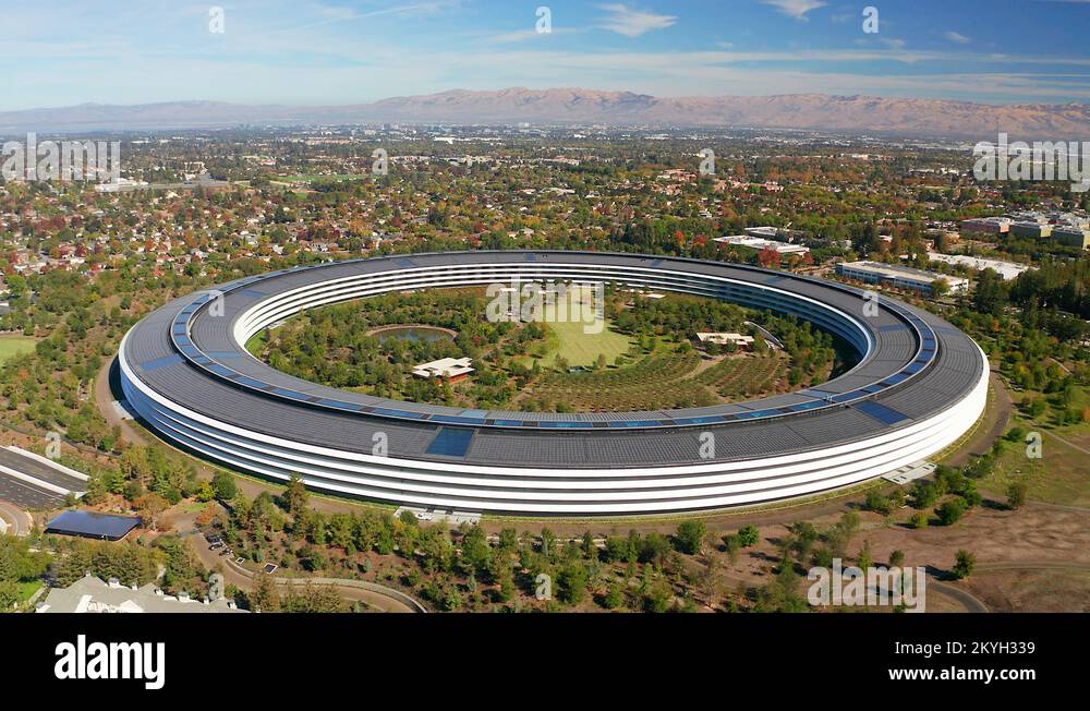 Apple cupertino headquarters building Stock Videos & Footage HD and
