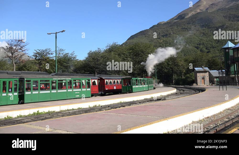 Train of the End of the World is departuring from the Fin del Mundo
