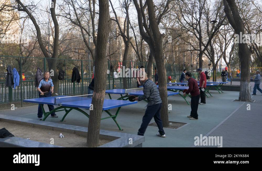 China table tennis park Stock Videos & Footage HD and 4K Video Clips