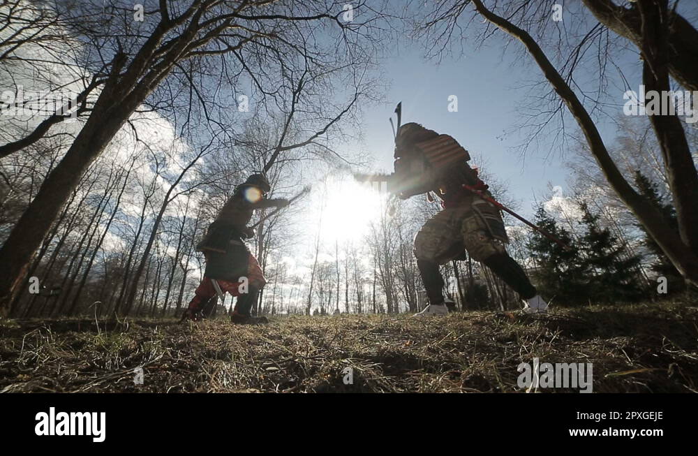 Japan samurai warrior battle Stock Videos & Footage - HD and 4K Video
