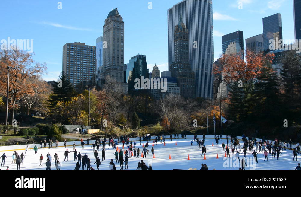 Central park winter skating Stock Videos & Footage - HD and 4K Video ...