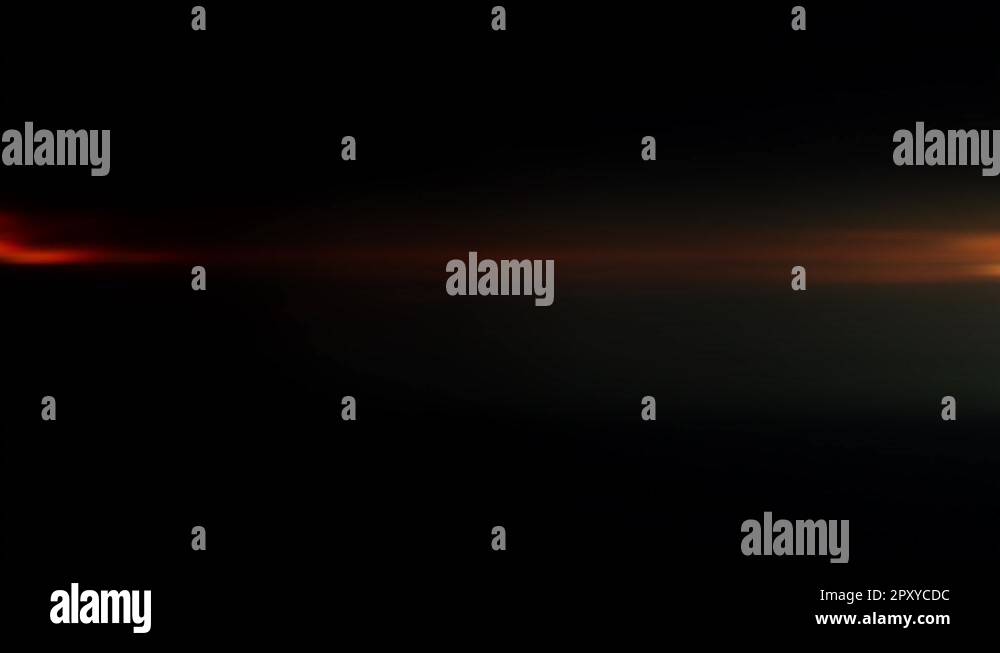 Realistic anamorphic lens light effects shot in 4K resolution Stock