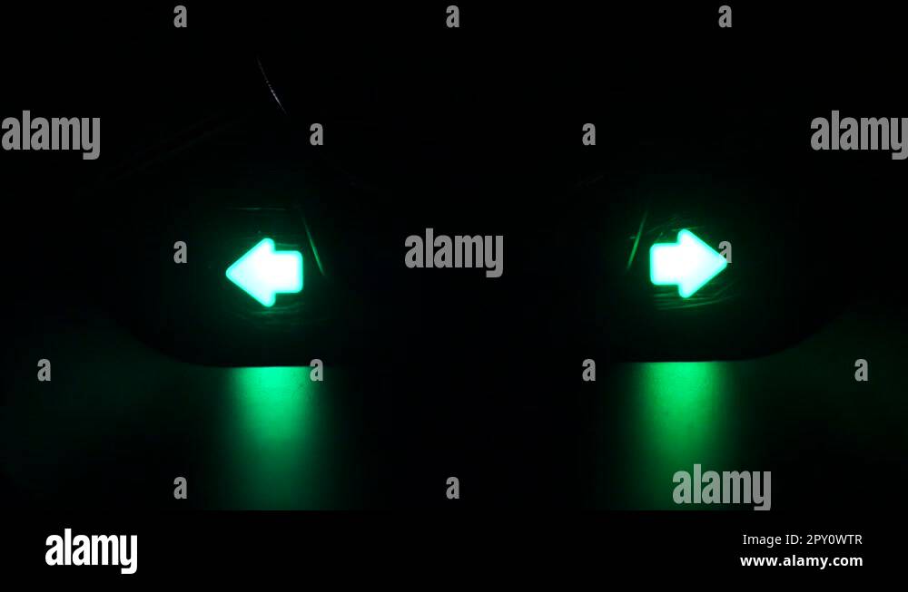 Dashboard turn signal light Stock Videos & Footage HD and 4K Video