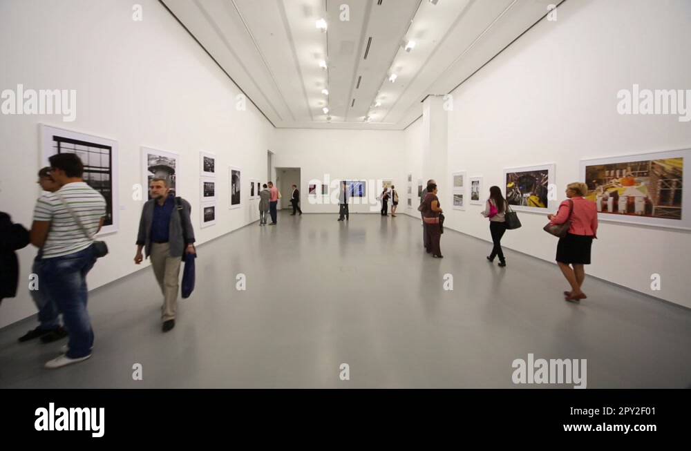 Art viewers looking at paintings Stock Videos & Footage HD and 4K Video Clips Alamy