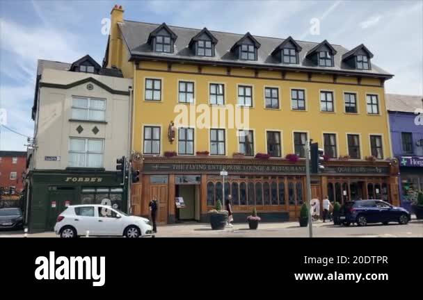 Buildings in the city of Cork, Ireland. Beautiful street views and ...