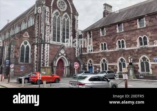 Buildings in the city of Cork, Ireland. Beautiful street views and ...