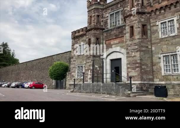 Buildings in the city of Cork, Ireland. Beautiful street views and ...
