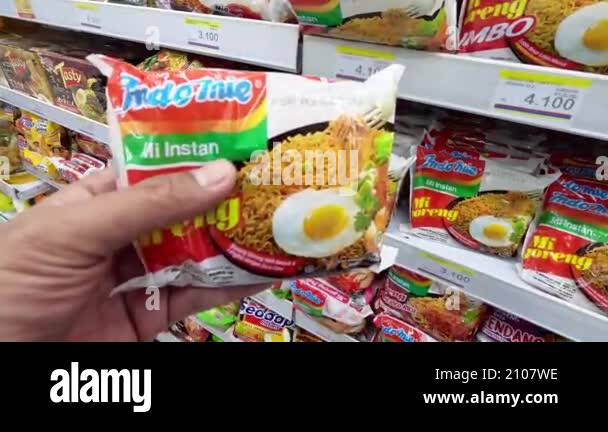Kediri, East Java, Indonesia - December 19, 2024 : Indomie Mie Goreng ...