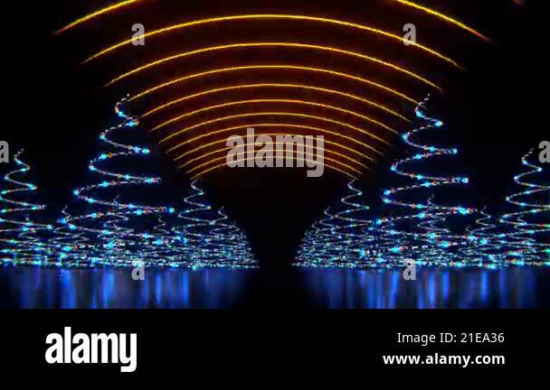 Exciting VJ loop on an abstract background with smooth flowing images ...
