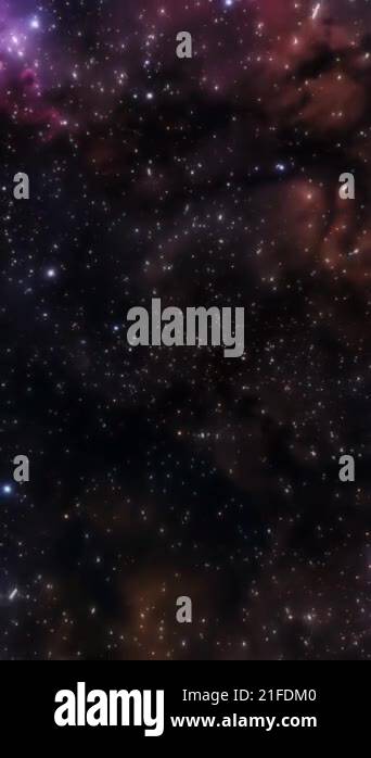 Journey through the vastness of deep space as countless stars and ...