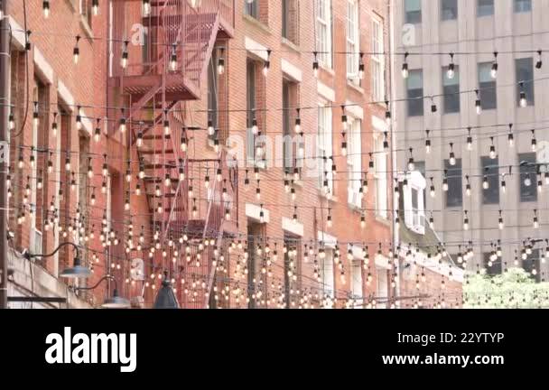Beautiful view of Financial District Exposed Brick Buildings