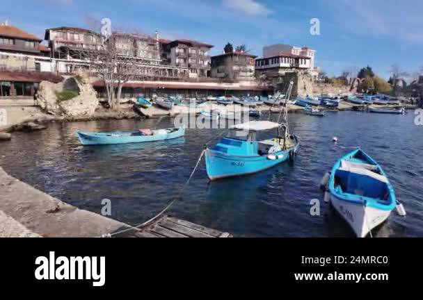 NESEBAR, BULGARIA - DECEMBER 14, 2024: Amazing Panorama from Coastal ...