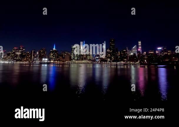 New York City Skyline at Night