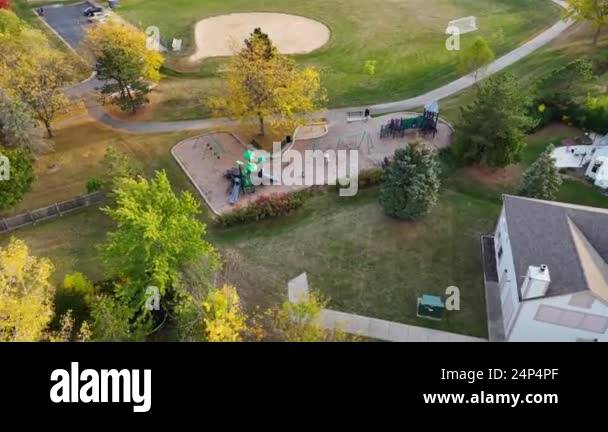 aerial-view-of-community-playground-and-park-aerial-shot-of-a-vibrant