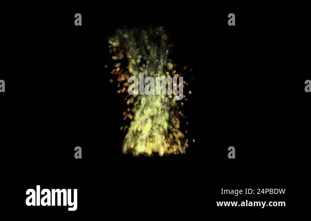 3d rendering of dust particle simulation with alpha channel ...