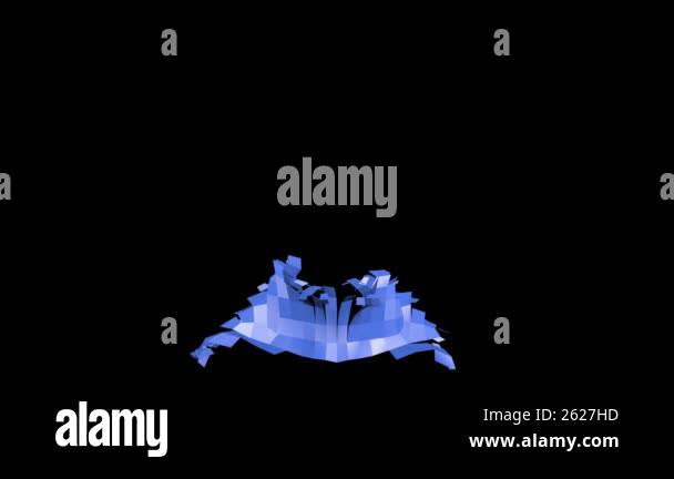 Polygon Animation Examples 3D animation of polygons. Polygonal 3D animation. Animation of a human ...