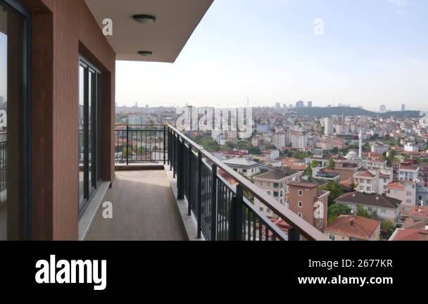 Image showcasing Contemporary apartment balcony view Stock Videos & Footage - HD and 4K ...