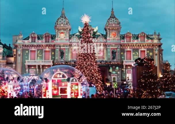 Monte Carlo, Monaco - December 14, 2024: Front view of the Monte Carlo ...