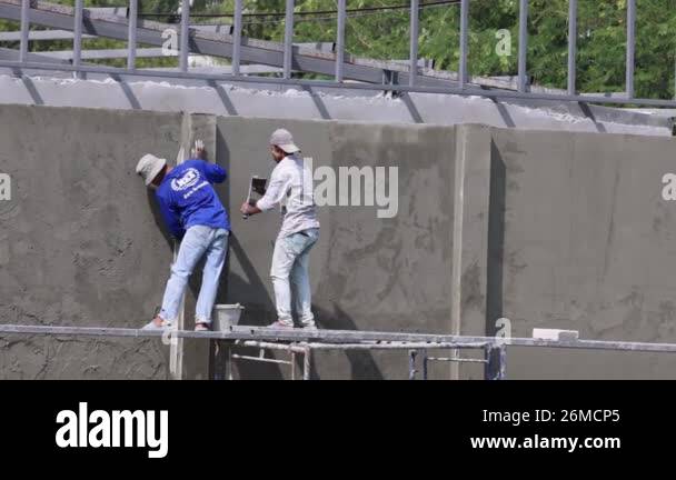 Two workers in construction Stock Videos & Footage - HD and 4K Video ...