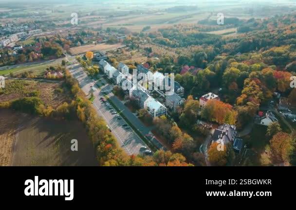 Aerial View Of La Courrouze Eco-District Modern Architecture Rennes ...