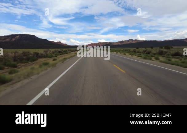 Driving Plate Scenic Byway 12 W Panguitch 04 Rear View Sign Utah ...