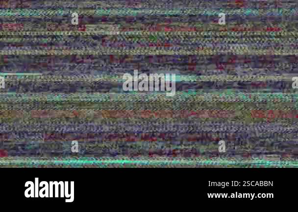 4k rgb glitch grunge loop animation background, fit for texture, bad tv ...