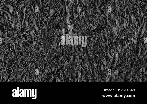 Abstract monochromatic animation of Dark Graphite texture. Black ...