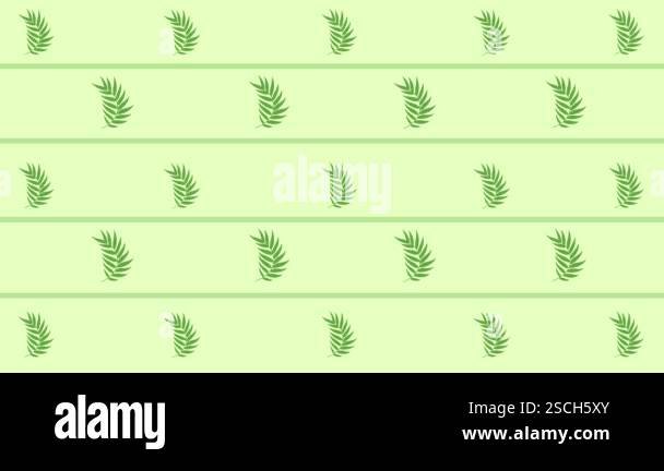 Animated tropical leaves seamless pattern in a seamless loop Stock ...