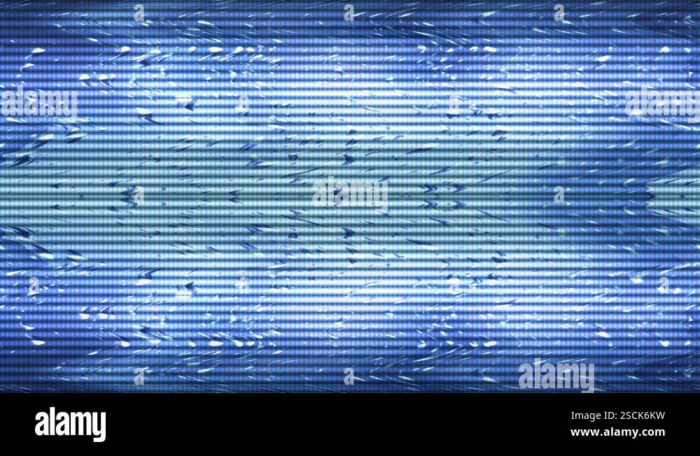 TV broadcast glitch screen with error signal Stock Video Footage - Alamy